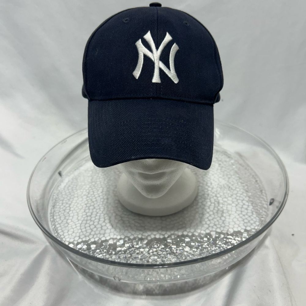 Navy Blue Cap with White embroidered NEW YORK Emblem